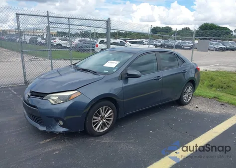 2015 Toyota Corolla Le Plus из США, поврежденный, VIN 2T1BURHE5FC312797